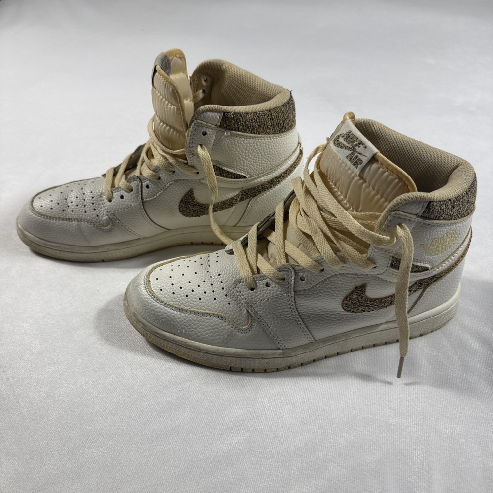 Jordan 1 Retro High‎ OG Craft Vibrations of Naija Men's 8.5 Sail FD8631-100
